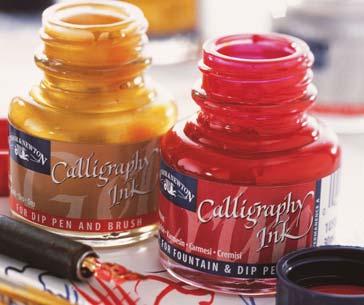 34 INKS Daler-Rowney Calli Calligraphy Ink - (Group B) Designed specifically for calligraphy, where