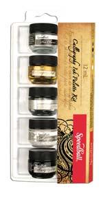 Silver, White and Matt Black which can only be used with Dip Pens and Brush. 30ml 871111*** 3.88 4.