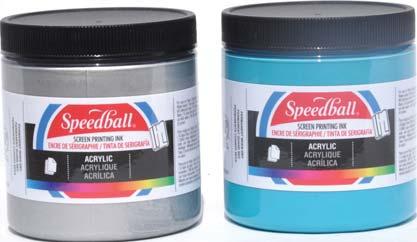 40 SCREEN & BLOCK PRINTING Speedball Water Soluble Screen Printing Ink - (Group B) Great for paper and cardboard