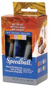 54 28.25 1 1 Metallic Set Set includes four water soluble 37cc tubes of ink. (Silver, Gold, Pewter & Copper).