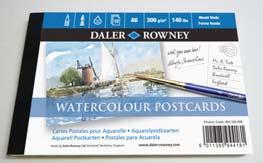 Ensures even absorption, gives brilliance of colour and facilitates erasing, sponging and removal of art masking fluid without damaging the surface. Available in with 10 sheets per pad.