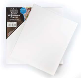 These specialised canvases stay wetter longer and allow greater flexibility and strength than that of traditional paper.