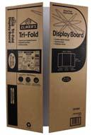 15 25 1 Elmer s Heavy Duty Project Display Board This heavy duty corrugated tri-fold display board is 2-ply for added strength and durability.