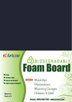 20 18 1 Bio-degradable Foamboard - (Group A) This biodegradable 5ml Foam Board, is made from 15% recycled content, and is created from wood products