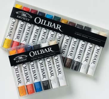 Oilbar provides the artist with the butter consistency and richness of oil colour together with the freedom and directness of pastels or charcoal.