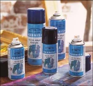 varnishes. With 90% less solvents than a normal spray plus 35% fewer VOCs, they're also UV resistant and will not yellow.