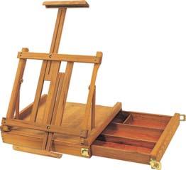 50 1 1 This lightweight wooden sketching easel, is ideal for use in your home and in your back garden, as well as when you re out and about. The easel has a collapsed height of 83.