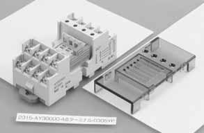 This contributes to a more compact control panel.. PA relays, which have high sensitivity Au clad twin contacts, are installed. PA relays, 5 mm.97 inch wide, are installed.