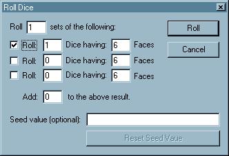 In order to resolve combat, click on the Roll Dice button at the bottom of the Send Message dialog box.
