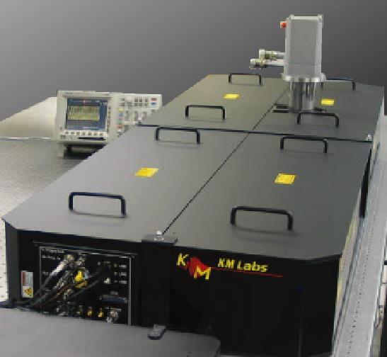 New driver lasers for HHG: record >20W Ti:sapphire and fiber lasers KMLabs has developed a record 25W single stage