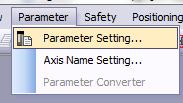 5.3 Parameter setting (Driver side) The setup software (MR Configurator2 TM : LEC-MRC2E) is necessary for setting the parameter.