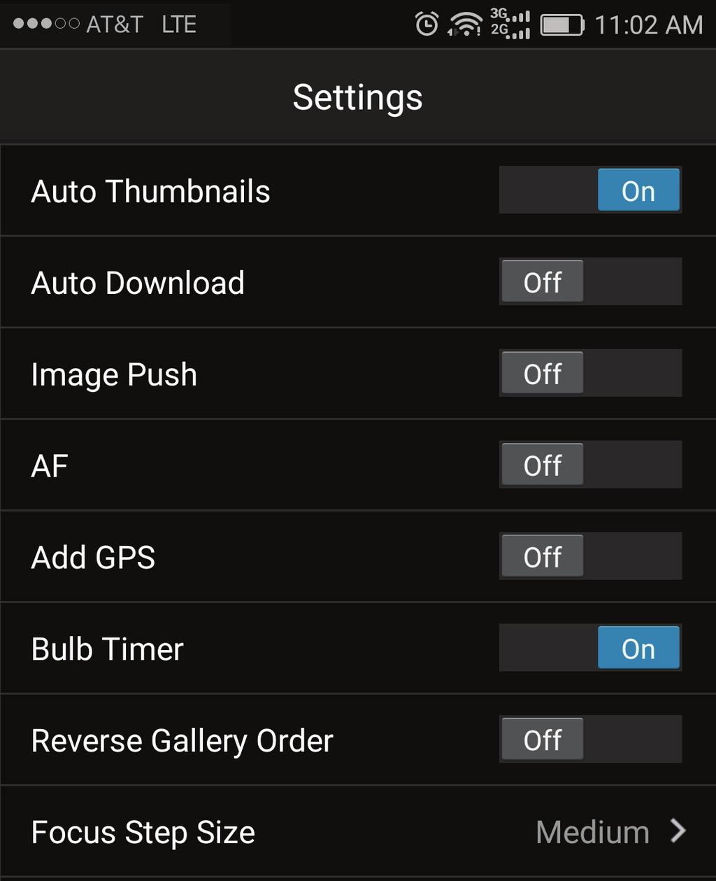 SAVING PROPERTIES Save camera settings for future quick use: Open the Properties menu Set the properties Tap New Name the properties LOADING PROPERTIES Load previously saved camera settings: Open the