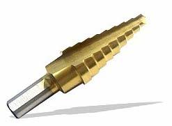 Each bit does the work of many drill bit sizes. No center punching or pilot hole drilling is required.