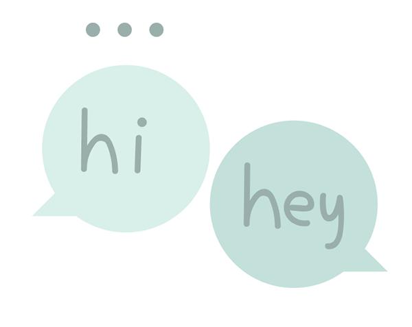 Step 4 Type or draw simple text emoticons within the chat bubbles.
