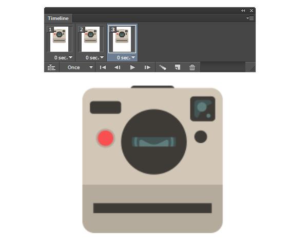 9. Animate the Camera Step 1 As with the icons before, Copy and Paste each component into your Photoshop document.
