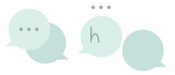 Step 2 Copy and Paste the chat bubble and Reflect it over a Vertical Axis. Change the second bubble's color to a darker hue. Scale the ellipses down so they fit into the chat bubble.