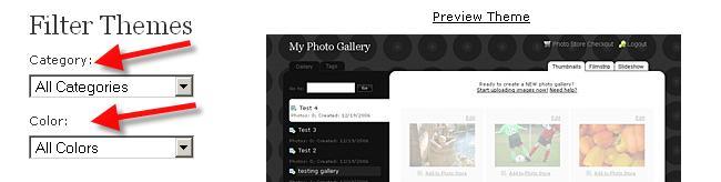 Setting Up Your New Go Daddy Photo Album Account 5 SETTING A PHOTO ALBUM THEME In Go Daddy Photo Album, you can select a theme to establish the look and feel of your photo album.
