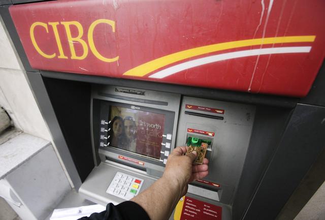 ATM gives customers Canadian Tire money A CIBC cash machine started dispensing Canadian Tire money at a mall outside of Moncton, N.B. Kayla Peters, 16, said she was shocked when she withdrew $60 on Nov.