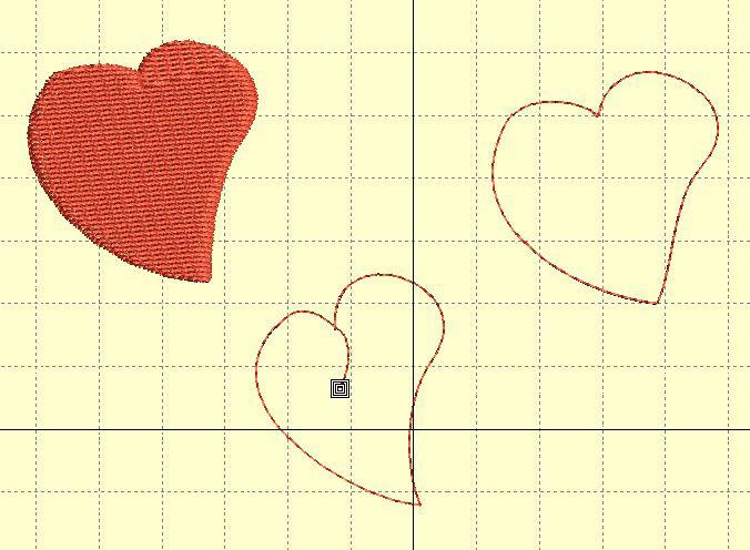 4. Set smoothing to 100% > Guide 2mm > circles 1 5. Select Freehand Weave Fill. Use mouse or tablet pen; draw heart shape. 6.