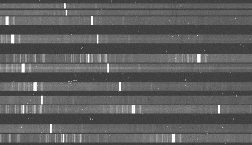 spectra of different targets at once. Typically more efficient than fibre spectrographs, but only works with smaller fields of view. Integral Field Units (IFUs).