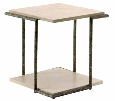 TB-41S Textured Bronze Side Table