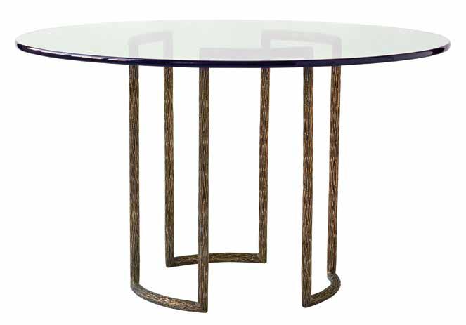 TB-47 Textured Bronze Dining Table Base