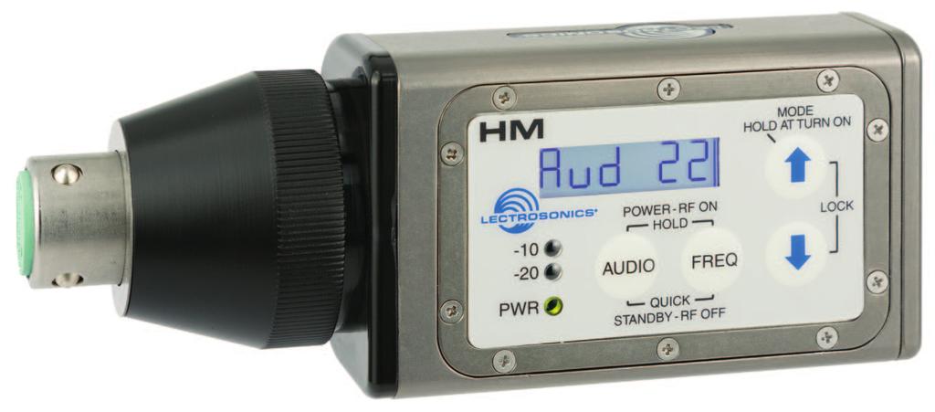 INSTRUCTION MANUAL HM/E01 Plug-On Transmitter With Digital Hybrid Wireless Technology US Patent