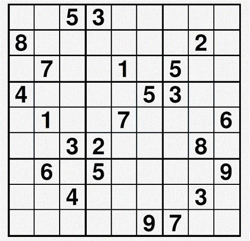 International Science Index, Computer and Information Engineering waset.org/publication/9999524 Fig. 1 An example of a Sudoku puzzle II.
