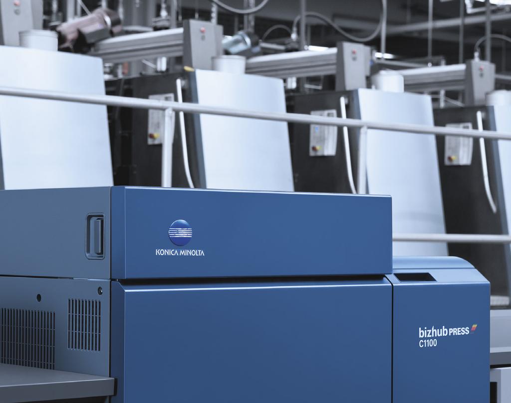 Comprehensive range of finishing options With one of the widest available ranges of finishing options, you can tailor the bizhub PRESS C1100 and C1085 precisely to your business requirements.