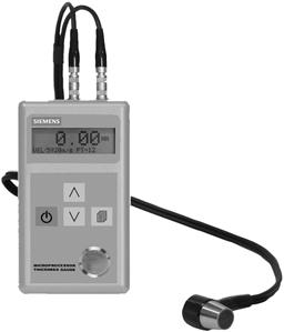 SITRANS F US Clamp-on Thickness gauge Overview The thickness gauge is used to measure the wall thickness of the pipe that a clamp-on ultrasonic flowmeter is installed on.