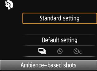 Q Quick Control In Basic Zone modes, when the shooting function settings are displayed, you can press the <Q> button to display the Quick Control screen.