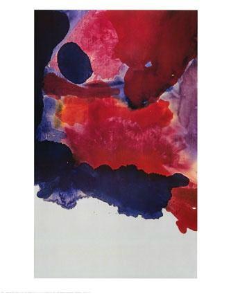 Masterpiece: Blue Atmosphere, 1963 by Helen Frankenthaler Keywords: Grade: Month: Activity: Abstract Expressionism, Non-objective shapes, Color Study Kindergarten December/January Color Blending and