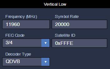 Satellite Settings Figure 6-13 Edit Satellite Details 3. If the satellite is a custom user-defined satellite, you can change the additional parameters listed below.