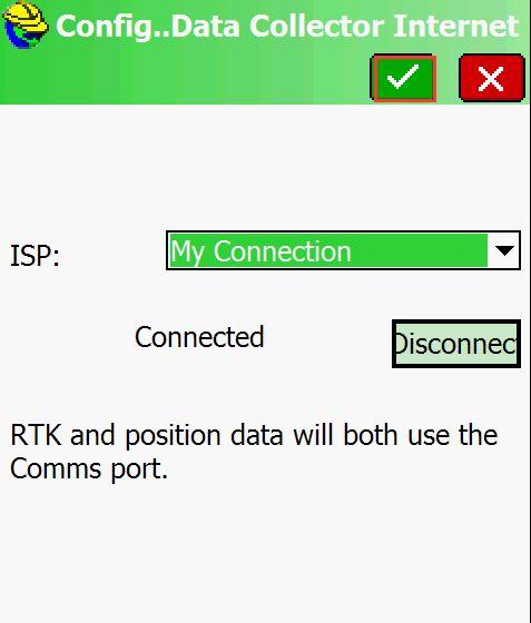 as NTRIP, then tap to configure NTRIP
