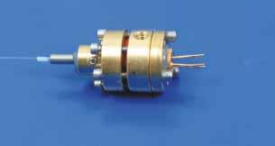 The pigtail style laser diode to fiber coupler provides higher coupling efficiencies and lower backreflection levels than receptacle style couplers, as well as better stability.