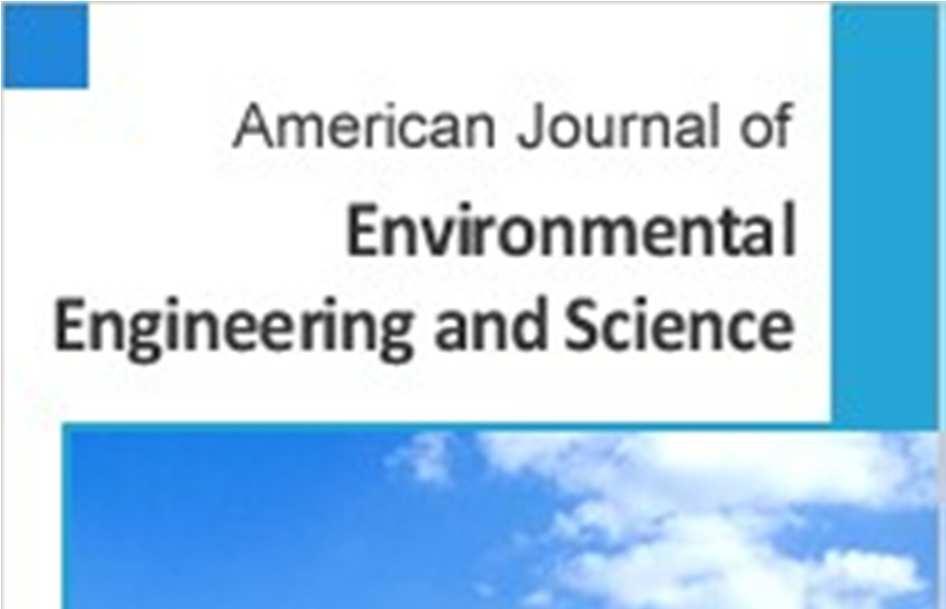 American Journal of Environmental Engineering and Science 2017; 4(5): 42-47 http://www.aascit.