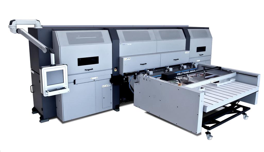 Durst Rho 1030 The fastest fully automated UV fl atbed printer The Rho 1030 is the fastest flatbed in the market.