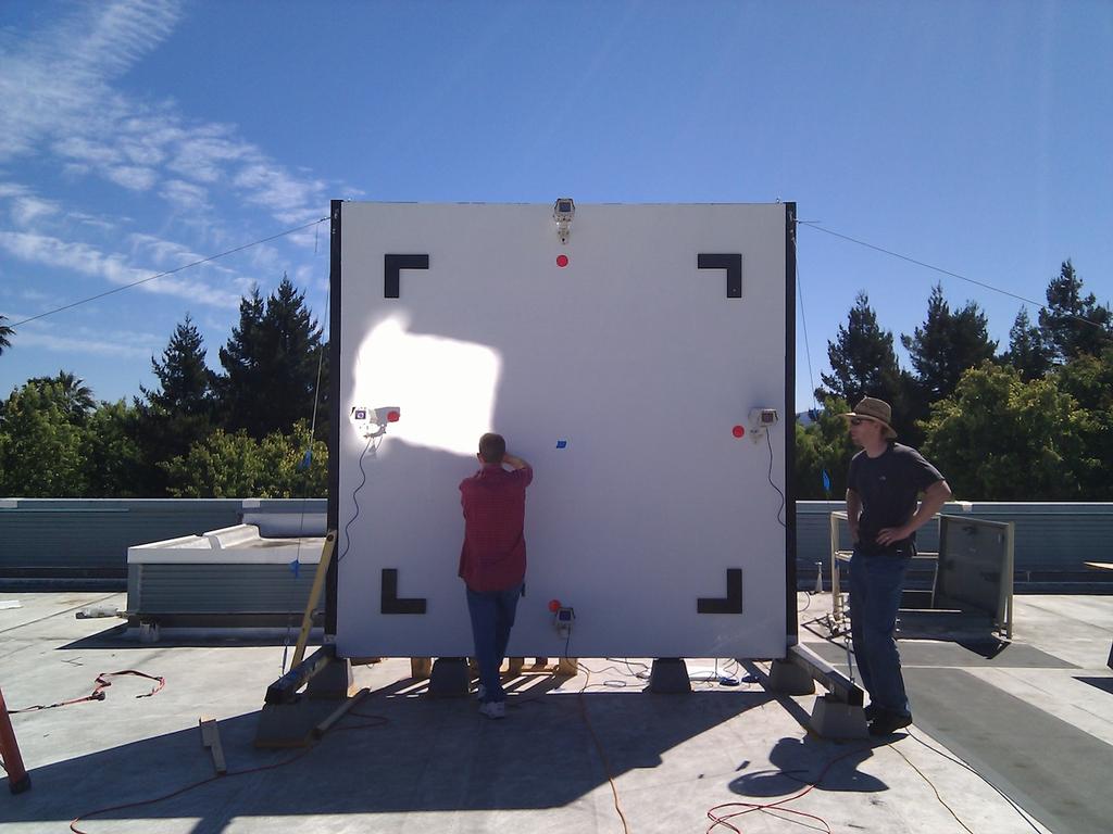 radiation measurement into an estimated distance between the heliostat s spot and the camera.