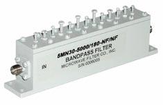 MN Series Iris Coupled Bandpass Filters Microwave Filter Company s MN series of Iris coupled filters offer superior performance in a small package for narrow bandwidth applications. Features.