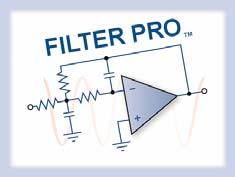 Filter Pro Software Filter synthesis tool for designing Multi-section filter Low-pass Filter High-pass active filter Supports 2nd to 10th order Multiple-feedback (MFB) Filter Topology Sallen-Key
