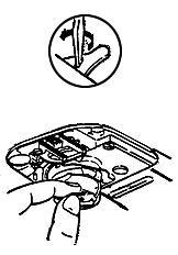 Lifting the left side of the bobbin case, slide it out from machine. To replace bobbin case Guide forked end (2} of bobbin case under feed (3). Draw rim of bobbin ease under position plate (4).
