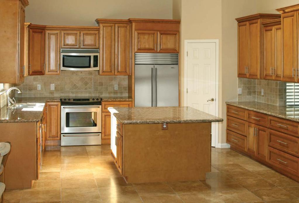 Tuscan is a full overlay door style with a solid maple raised center panel design