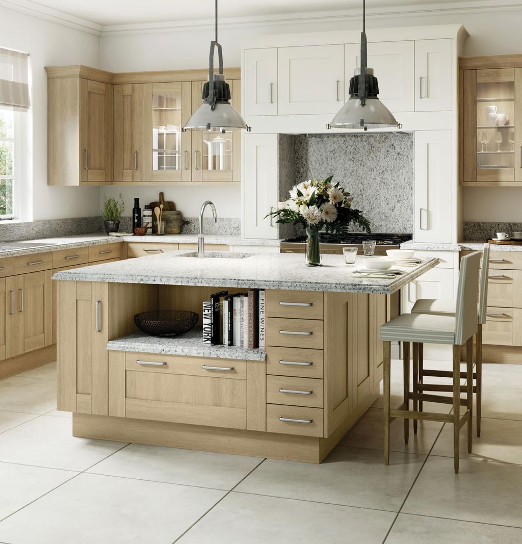 SHAKER mackintoshkitchens.co.uk 73 A TIMELESS LOOK The perennial Shaker kitchen offers a simple, understated style.