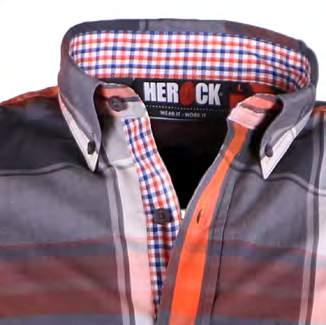 Roll-up sleeves 1 chest pocket 1 pen pocket Adjustable