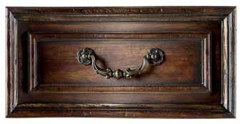 Detail of felt lined drawer Detail of drawer finished on bottom and sides Detail of cedar-lined bottom drawer
