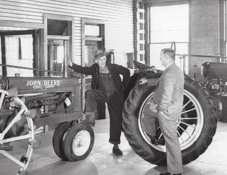 1837 John Deere builds a polished-steel, self-scouring plow. Farmers love it, and a company is launched. 1848 The company moves to Moline, Illinois, to meet labor and transportation needs.
