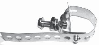 Figure 1 - Begin by starting to form the strap into a circle as shown in Figures 1 and 2. Unscrew the adjustment screw so that only a few threads are showing.