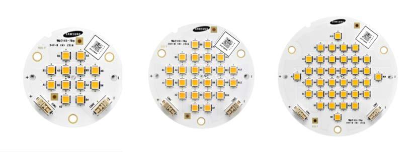 with better uniformity and high reliability Features & Benefits High efficacy down-light modules with latest LED technology from