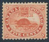 Deep, rich colour and partially reperforated at top, else a nice, scarce stamp, fi ne.