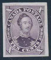 ...unitrade $250 77 E/P #18TCi 1859 12½ Queen Victoria Trial Colour Proof in blue on India paper.